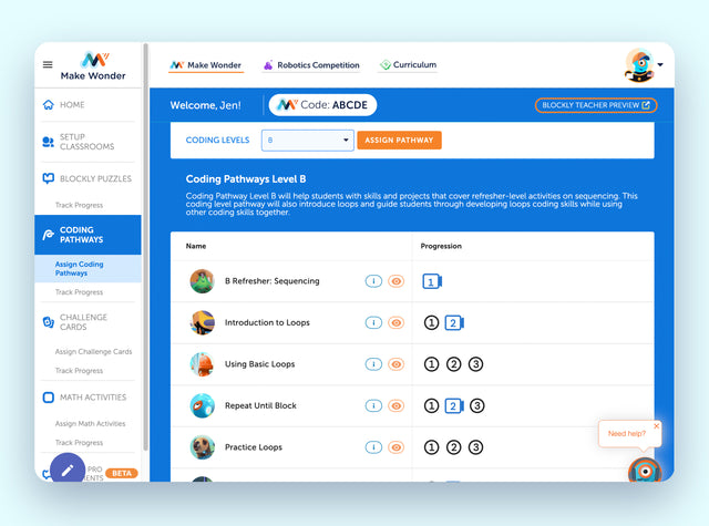 Make Wonder Tech Center with Dash