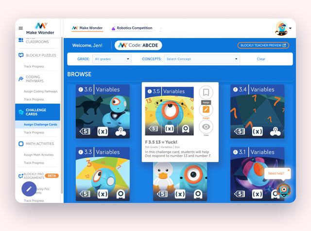 Make Wonder Tech Center with Dash