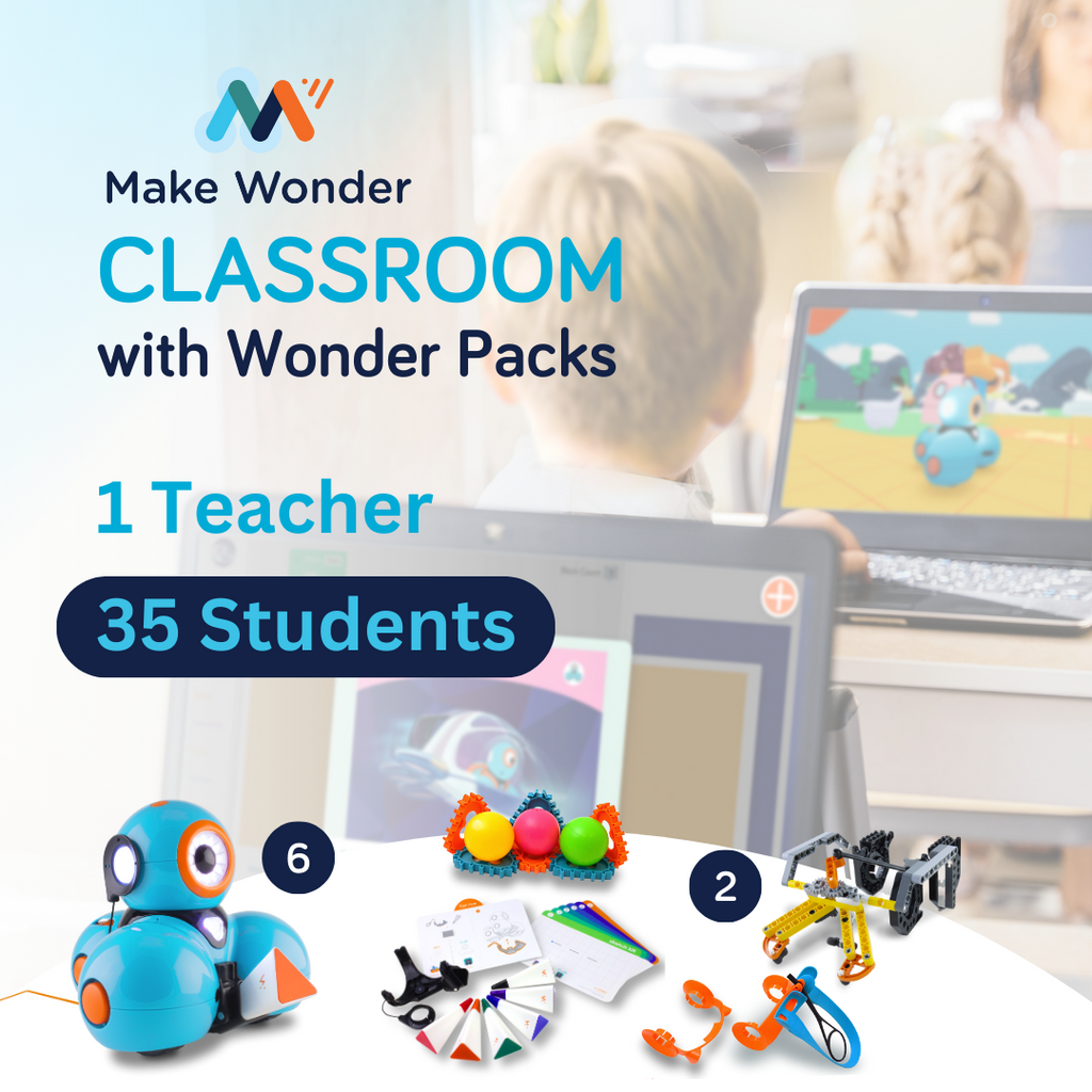 Wonder Workshop - Enter to win 2 Dash Robots, 2 Launchers & a Teacher  Success Pack that includes Class Connect for 35 students/ 1 teacher  (#Coding Pathways, Digital Challenge Cards, Virtual Dash +