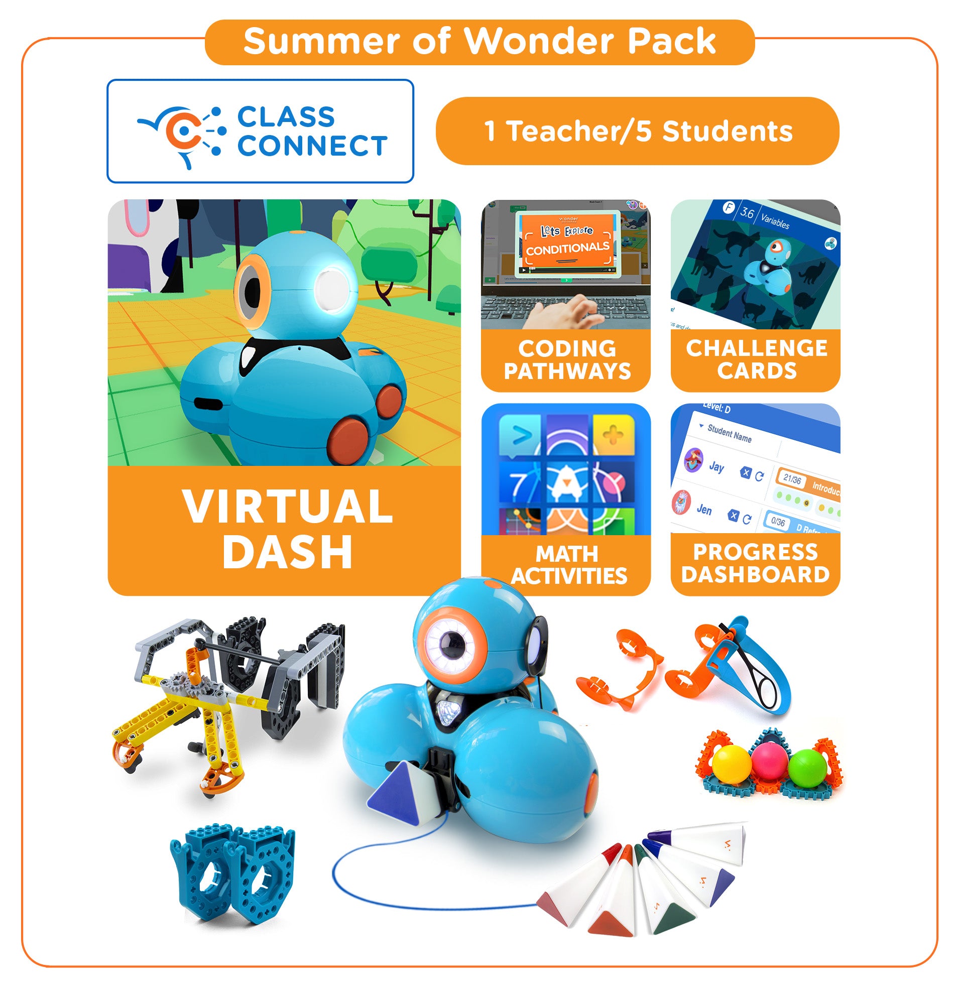 Dash & dot hot sale robot wonder pack