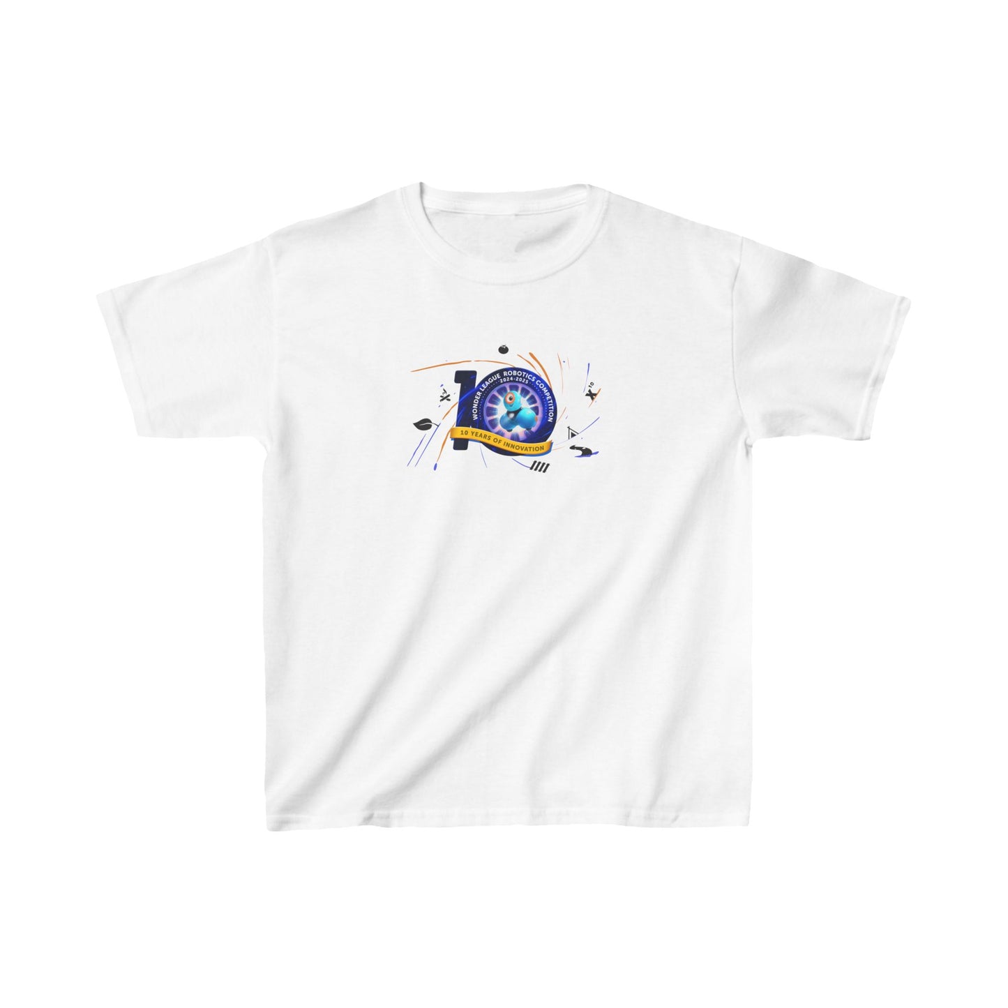 Wonder League Robotics Competition - Kids Heavy Cotton™ Tee