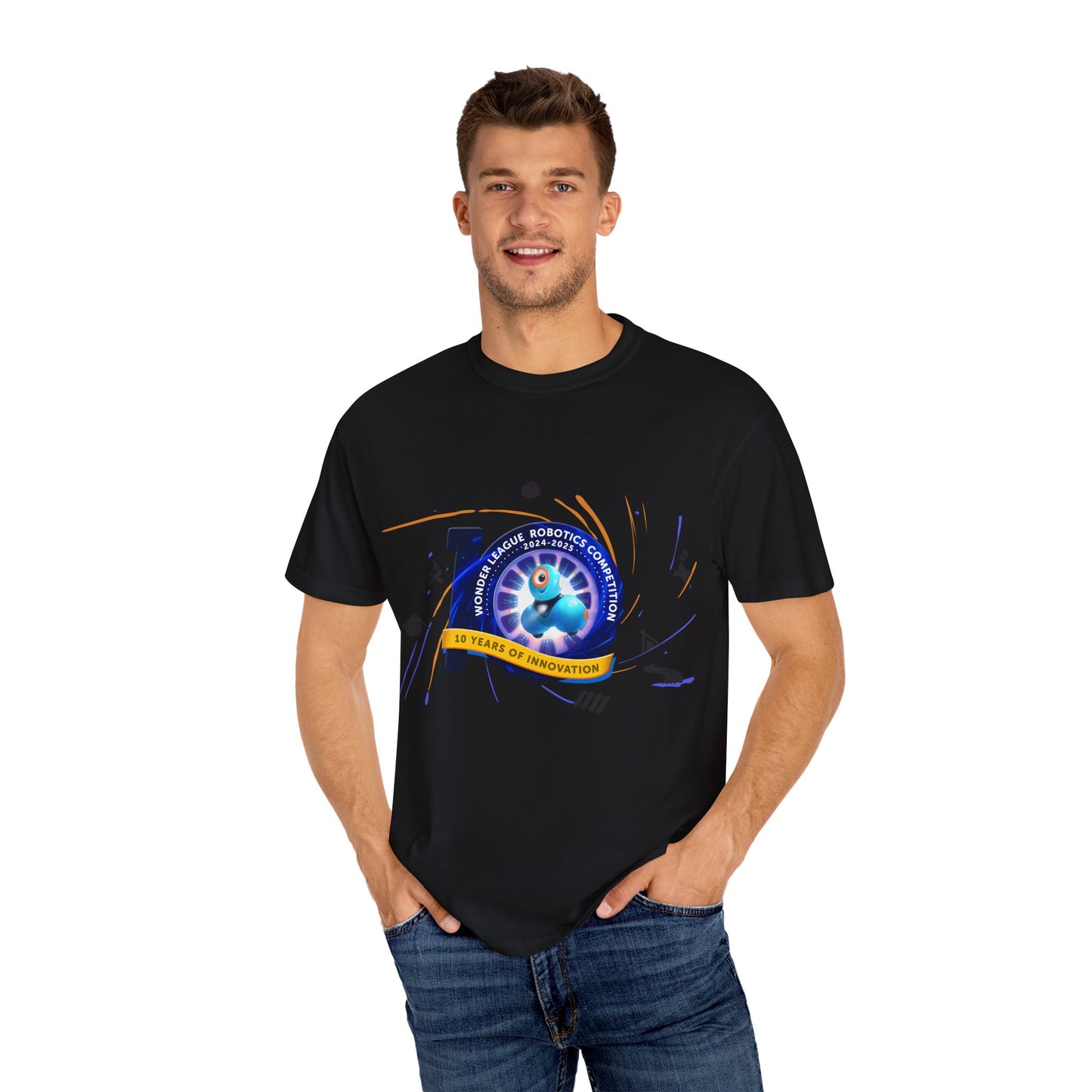 Wonder League Robotics Competition Coach Garment-Dyed T-Shirt (Unisex)