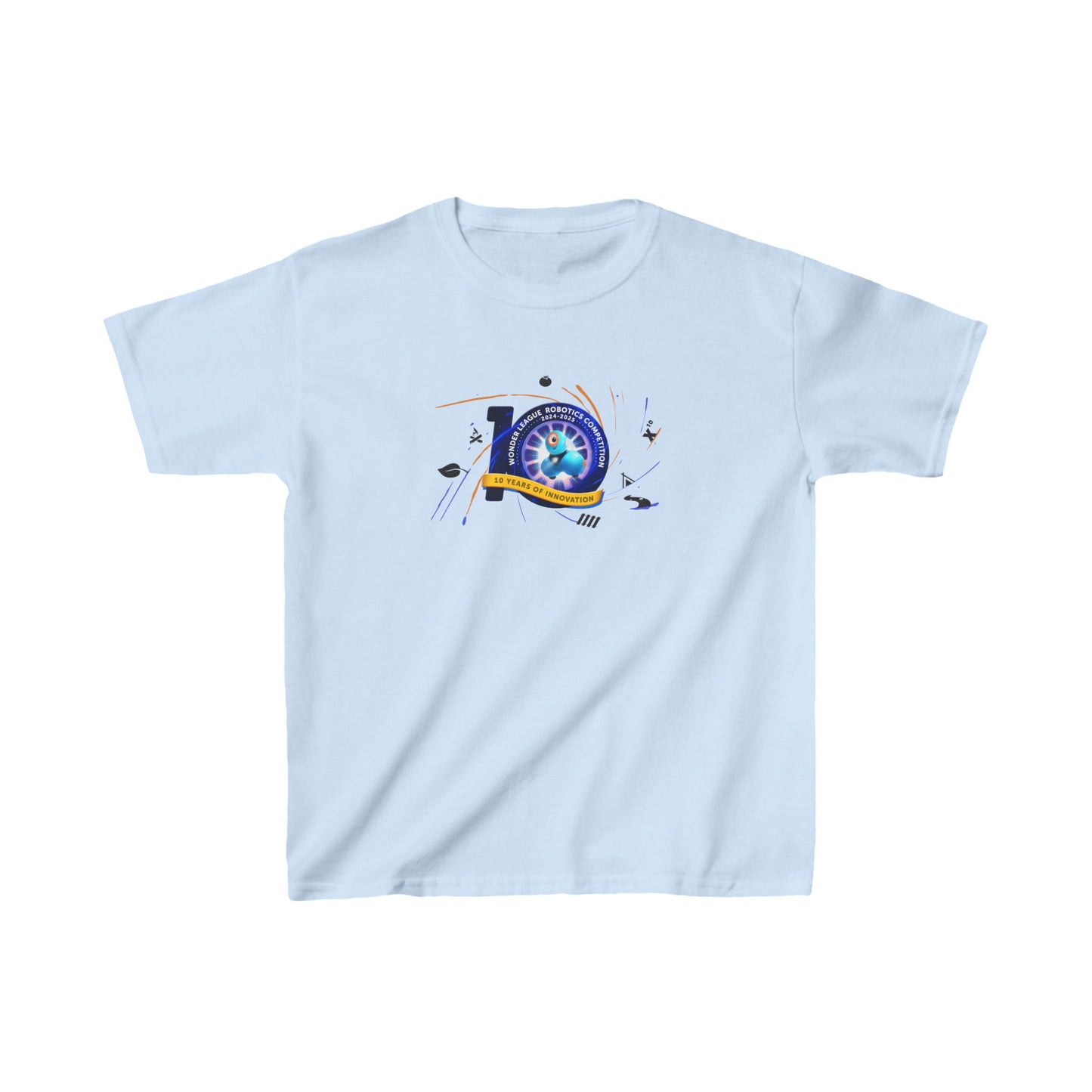 Wonder League Robotics Competition - Kids Heavy Cotton™ Tee