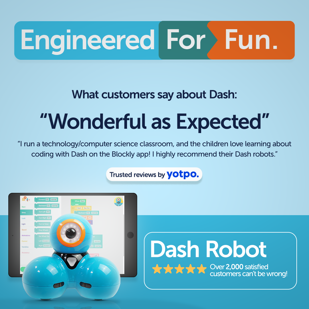 Dash Robot - Learn to Code Robot for Kids Ages 6-14 – Wonder Workshop