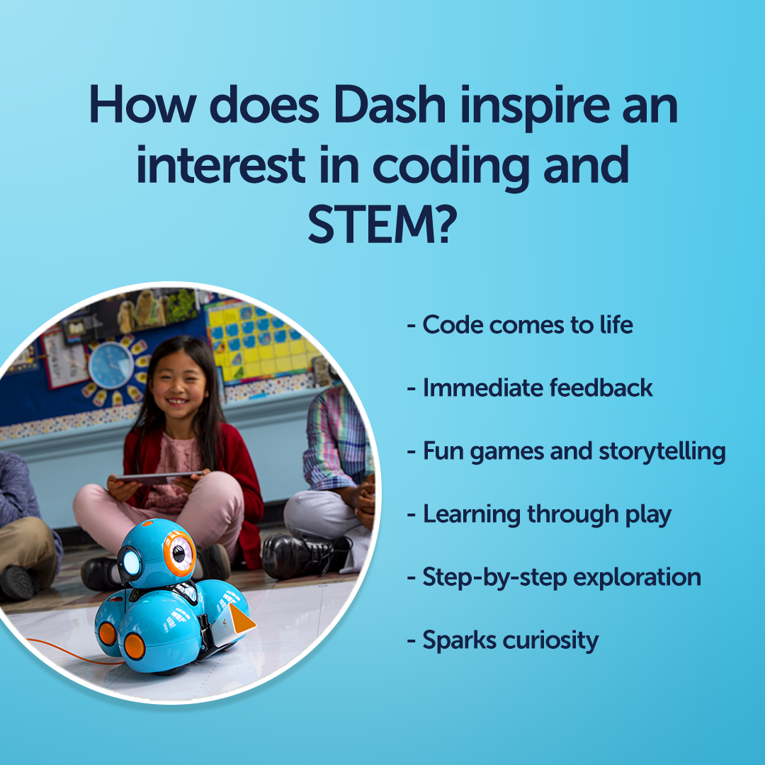 Dash Robot - Learn to Code Robot for Kids Ages 6-14 – Wonder Workshop