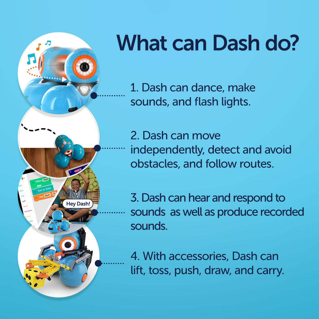 Dash Robot - Learn to Code Robot for Kids Ages 6-14 – Wonder Workshop