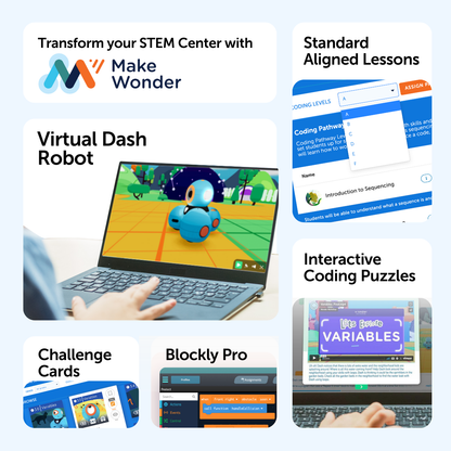 Make Wonder STEM Center with Dash