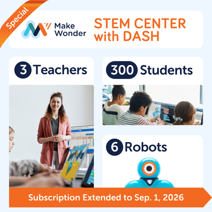 Make Wonder STEM Center with Dash