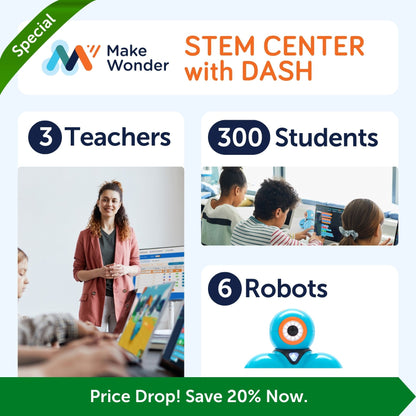 Make Wonder STEM Center with Dash